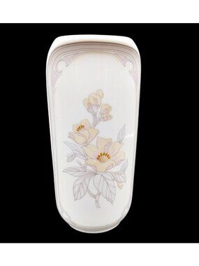 Porcelain Bud Vase AK Kaiser Chantal Floral 6" K Nossek West Germany Vintage